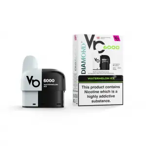 Watermelon Ice Vapes Bar Diamond 6000 Replacement Pods